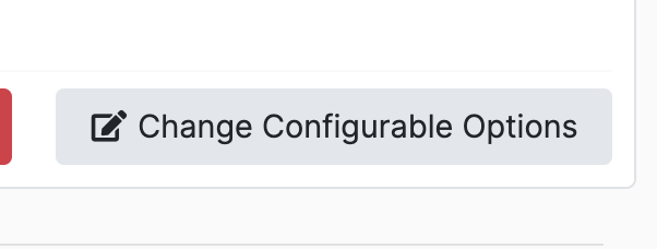 Change Configurable Options Button