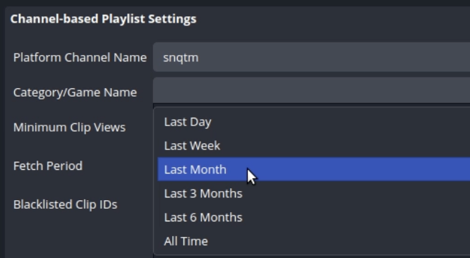 Configure Clips Player Settings