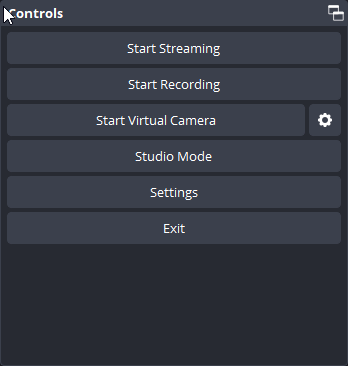 Open OBS Settings